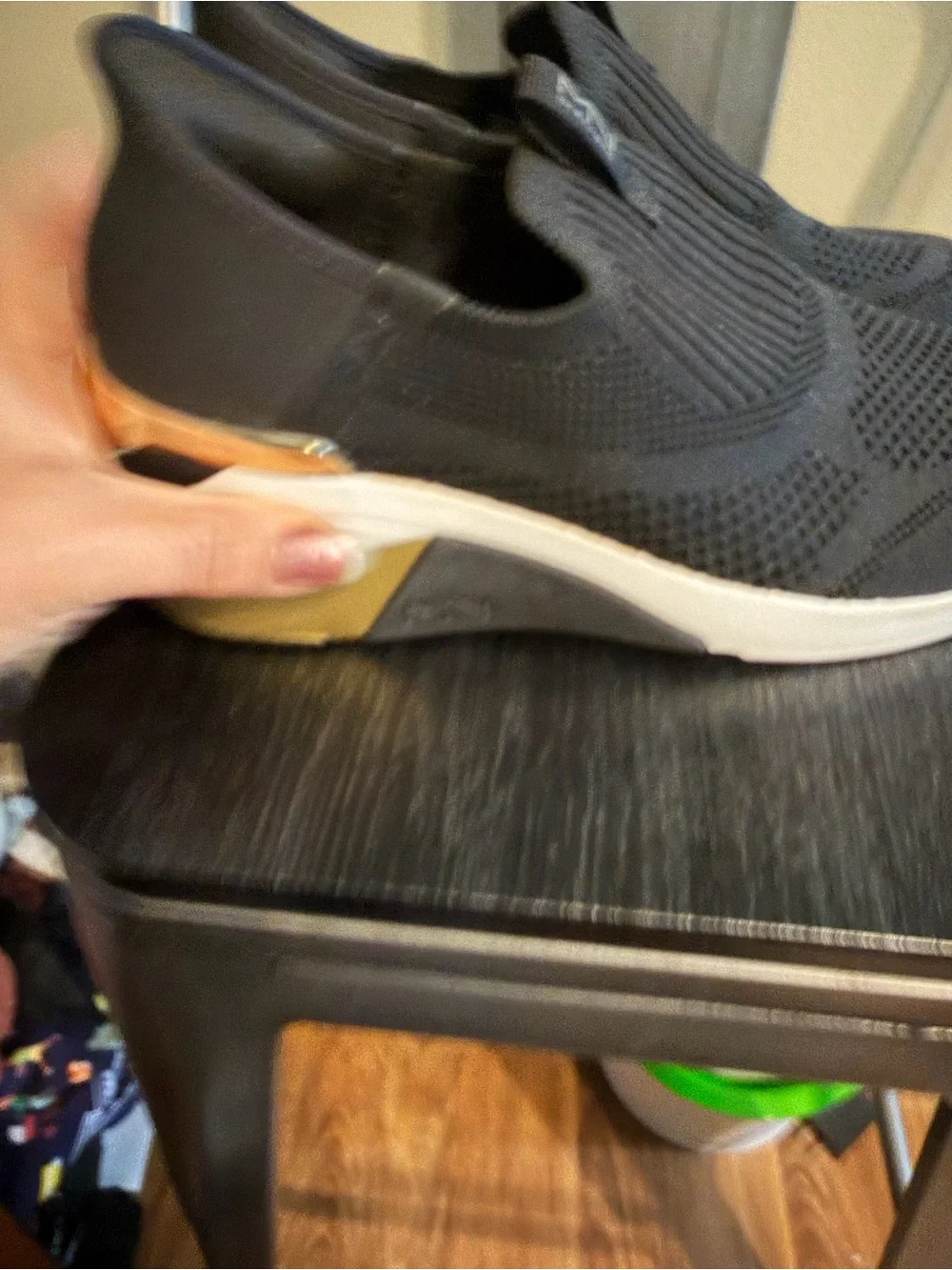 Mark Nason Skechers A Wedge Crecent Hands Free Slip-Ins 9.5